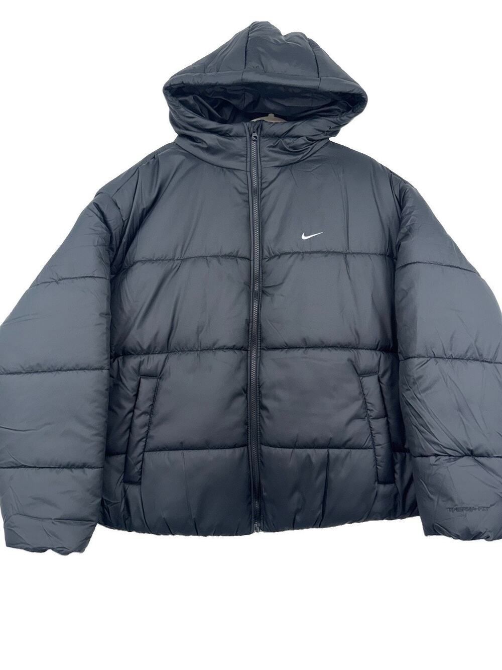 Nike Sportswear Classic Puffer Women's Therma-FIT Hooded Jacket Black